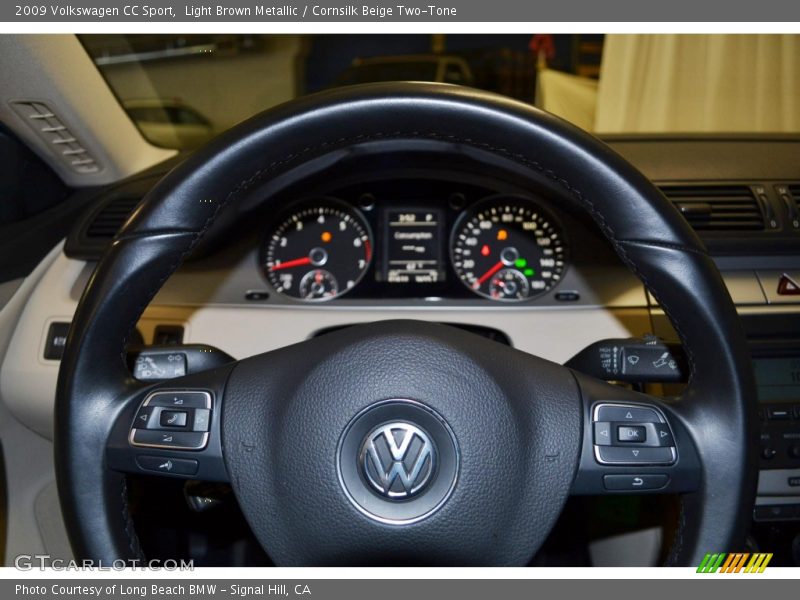 Light Brown Metallic / Cornsilk Beige Two-Tone 2009 Volkswagen CC Sport