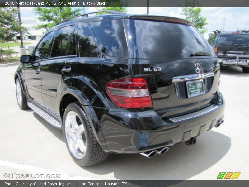 Black / Black 2008 Mercedes-Benz ML 63 AMG 4Matic