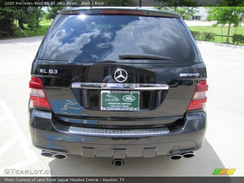 Black / Black 2008 Mercedes-Benz ML 63 AMG 4Matic