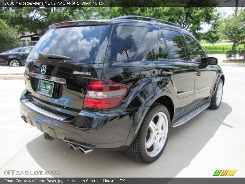 Black / Black 2008 Mercedes-Benz ML 63 AMG 4Matic