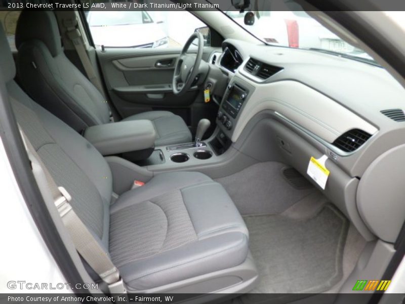  2013 Traverse LS AWD Dark Titanium/Light Titanium Interior