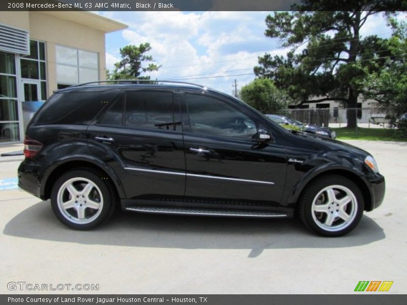 Black / Black 2008 Mercedes-Benz ML 63 AMG 4Matic