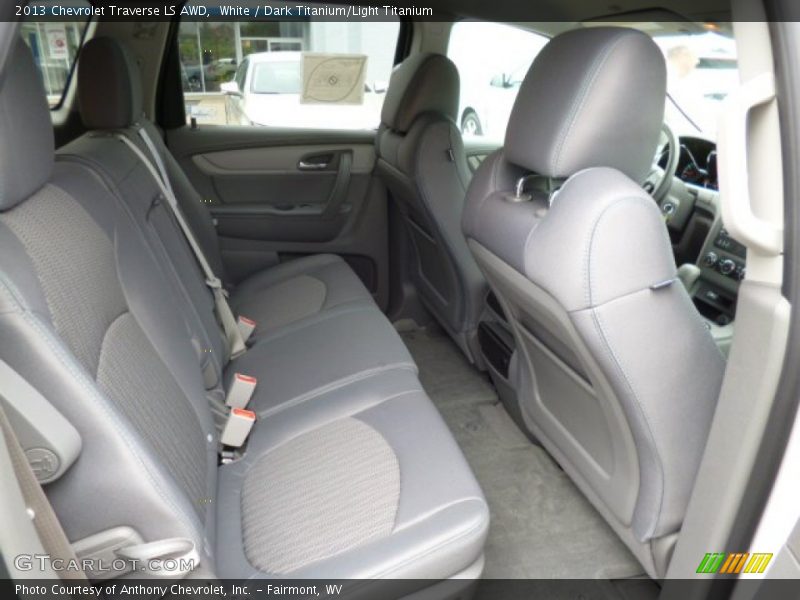 Rear Seat of 2013 Traverse LS AWD