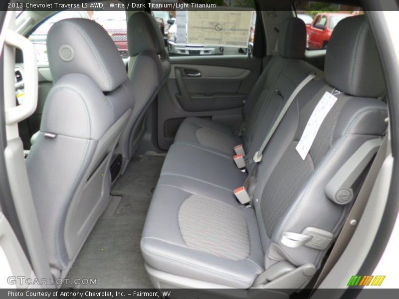 Rear Seat of 2013 Traverse LS AWD