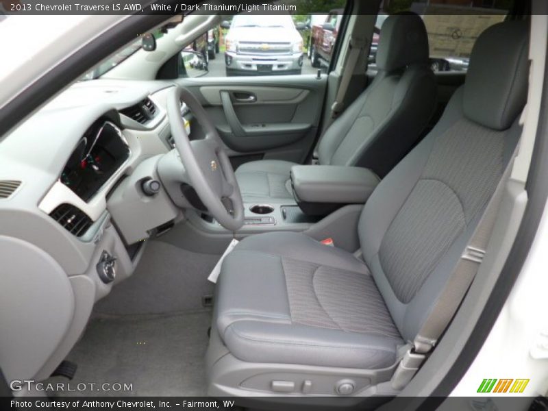 Front Seat of 2013 Traverse LS AWD