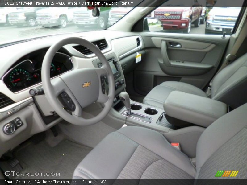 Dark Titanium/Light Titanium Interior - 2013 Traverse LS AWD 
