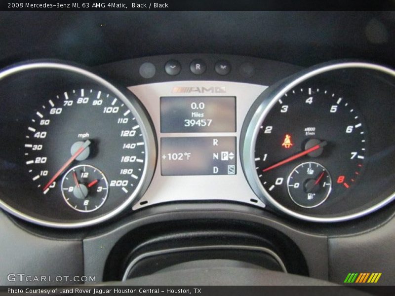 Black / Black 2008 Mercedes-Benz ML 63 AMG 4Matic