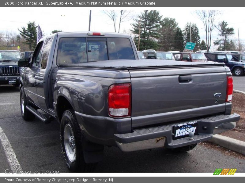 Medium Platinum Metallic / Medium Graphite 2000 Ford Ranger XLT SuperCab 4x4