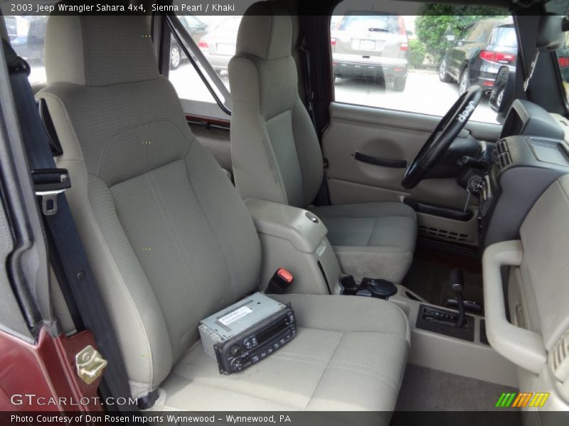 Sienna Pearl / Khaki 2003 Jeep Wrangler Sahara 4x4