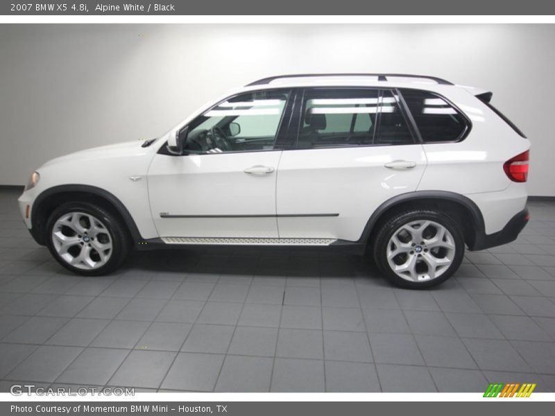 Alpine White / Black 2007 BMW X5 4.8i