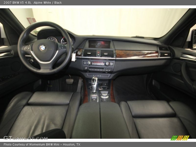 Alpine White / Black 2007 BMW X5 4.8i