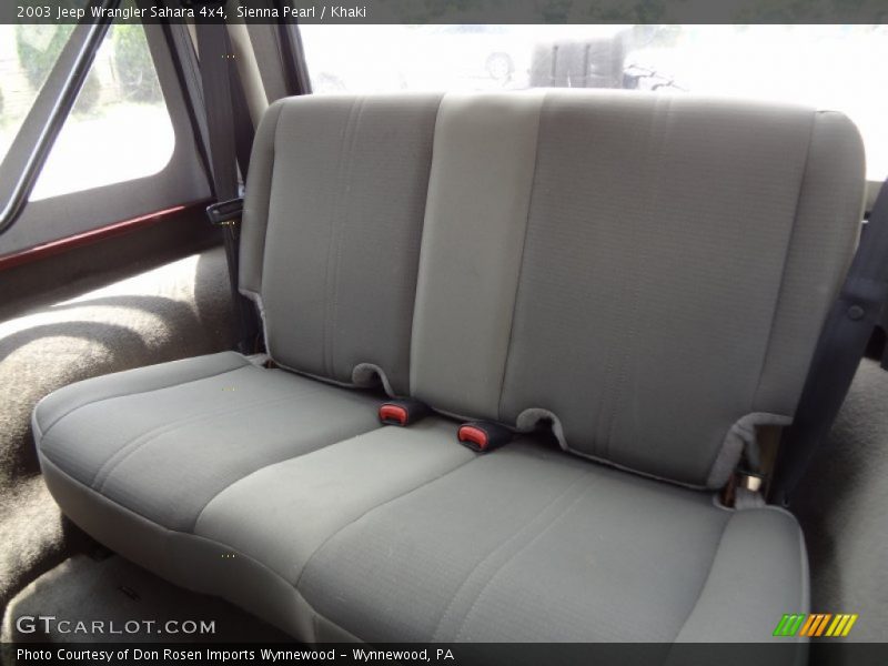 Sienna Pearl / Khaki 2003 Jeep Wrangler Sahara 4x4