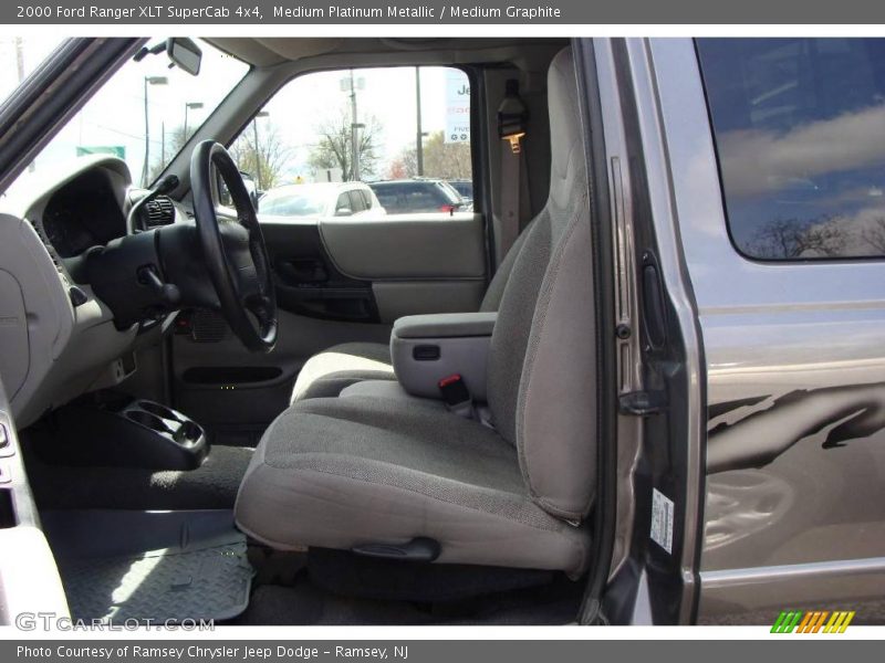 Medium Platinum Metallic / Medium Graphite 2000 Ford Ranger XLT SuperCab 4x4