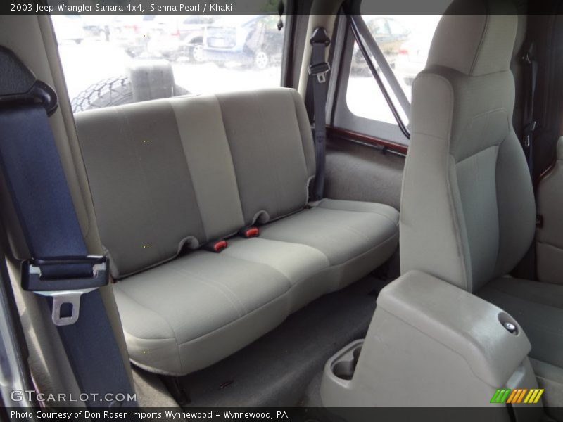 Sienna Pearl / Khaki 2003 Jeep Wrangler Sahara 4x4