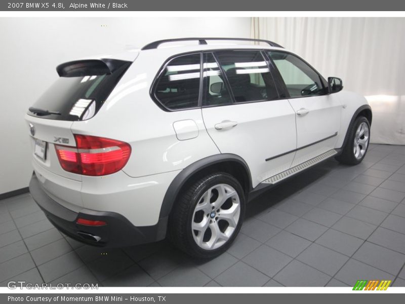 Alpine White / Black 2007 BMW X5 4.8i