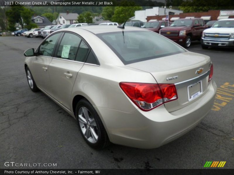 Champagne Silver Metallic / Jet Black 2013 Chevrolet Cruze LT