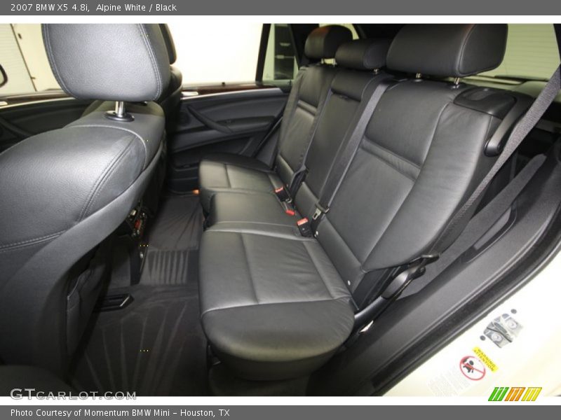Alpine White / Black 2007 BMW X5 4.8i