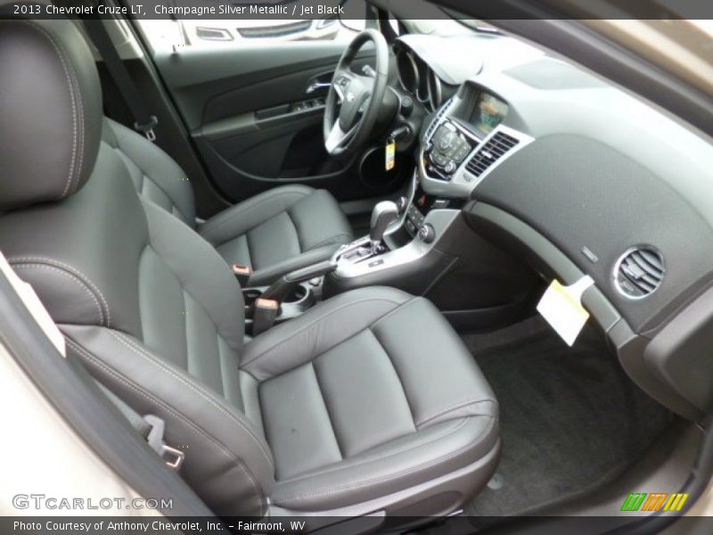 Champagne Silver Metallic / Jet Black 2013 Chevrolet Cruze LT
