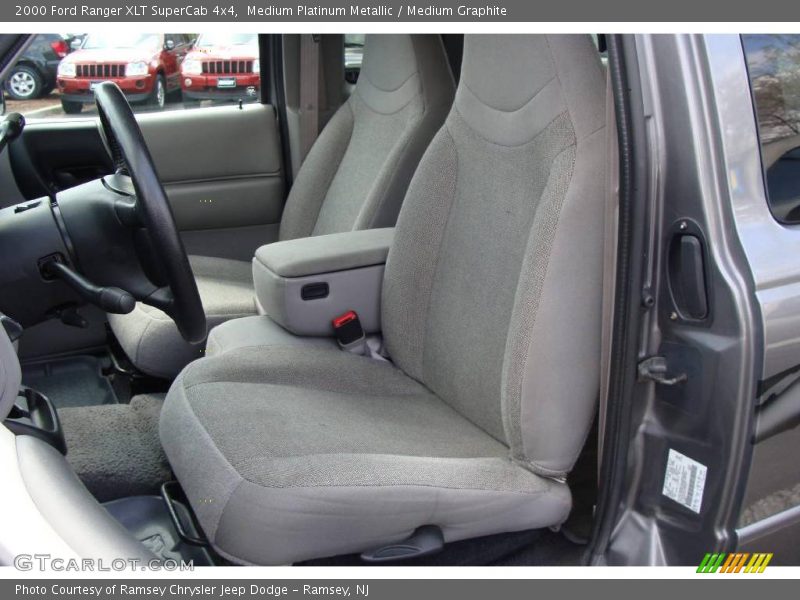 Medium Platinum Metallic / Medium Graphite 2000 Ford Ranger XLT SuperCab 4x4