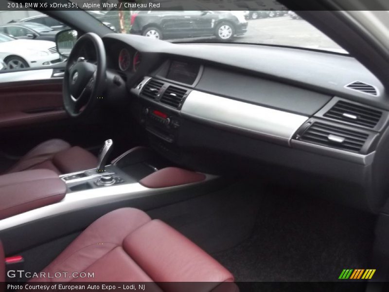 Alpine White / Chateau Red 2011 BMW X6 xDrive35i