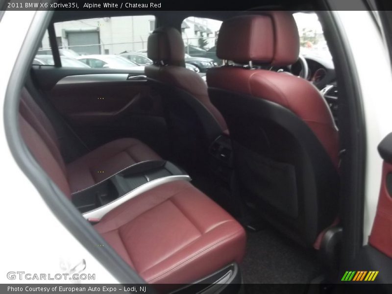 Alpine White / Chateau Red 2011 BMW X6 xDrive35i
