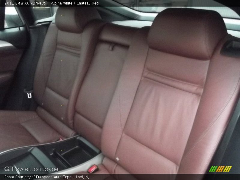 Rear Seat of 2011 X6 xDrive35i