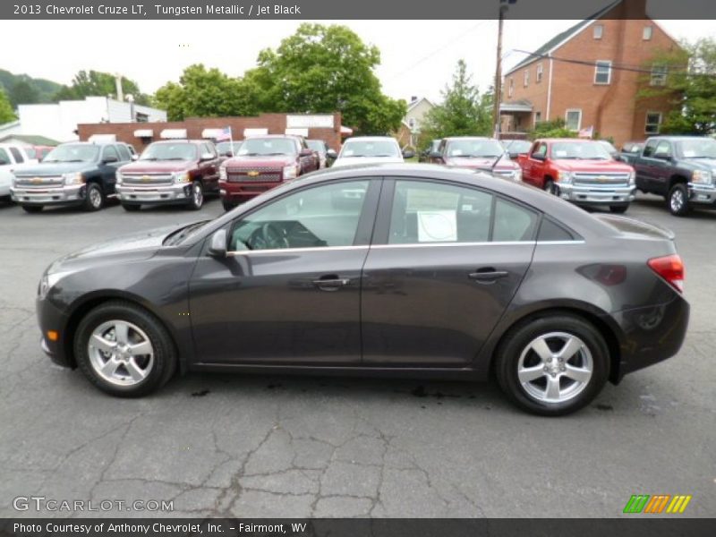 Tungsten Metallic / Jet Black 2013 Chevrolet Cruze LT
