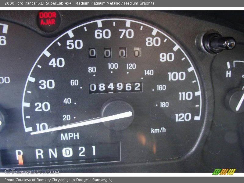 Medium Platinum Metallic / Medium Graphite 2000 Ford Ranger XLT SuperCab 4x4