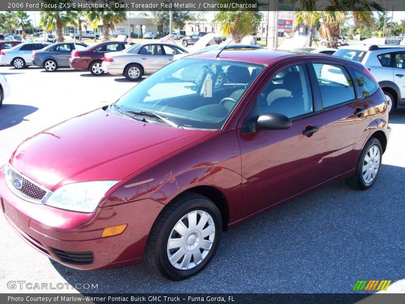 Dark Toreador Red Metallic / Charcoal/Charcoal 2006 Ford Focus ZX5 S Hatchback