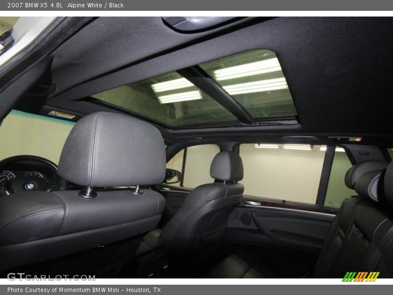 Alpine White / Black 2007 BMW X5 4.8i
