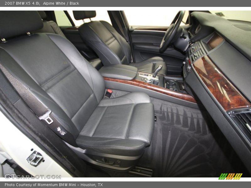 Alpine White / Black 2007 BMW X5 4.8i