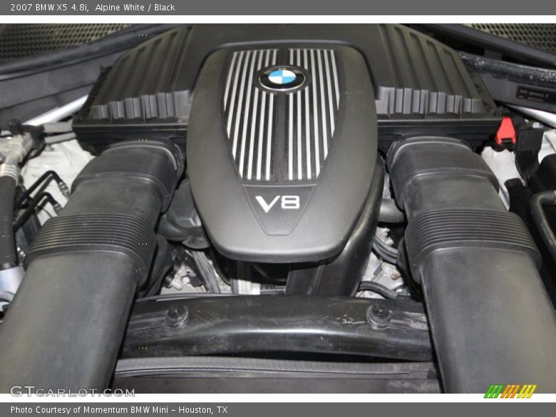 Alpine White / Black 2007 BMW X5 4.8i