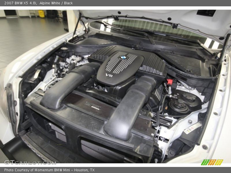 Alpine White / Black 2007 BMW X5 4.8i