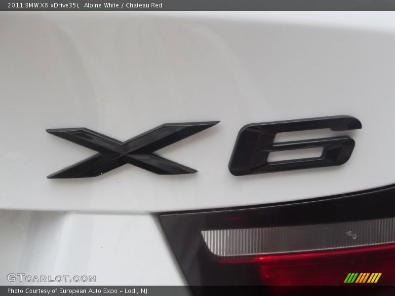 Alpine White / Chateau Red 2011 BMW X6 xDrive35i