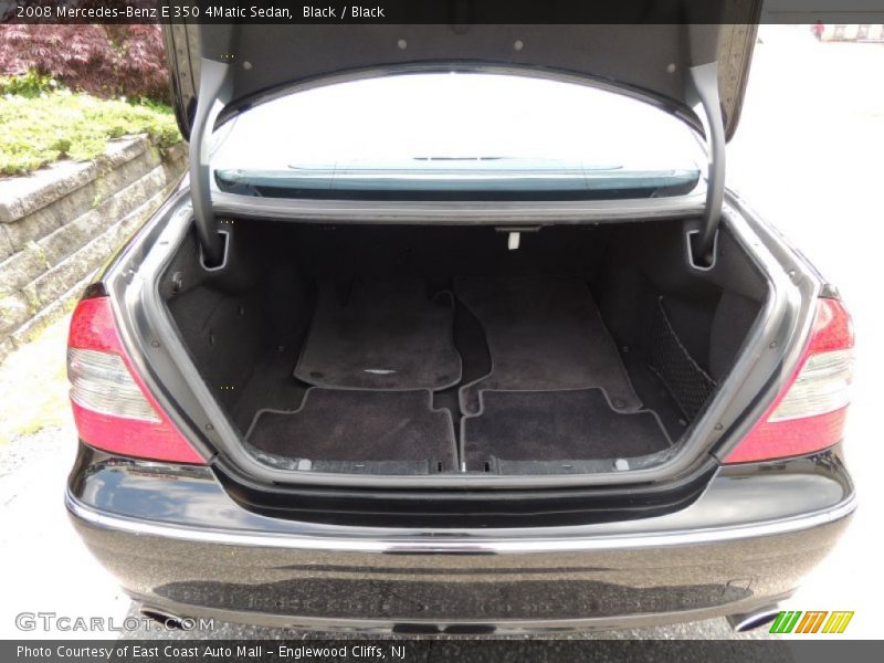 Black / Black 2008 Mercedes-Benz E 350 4Matic Sedan
