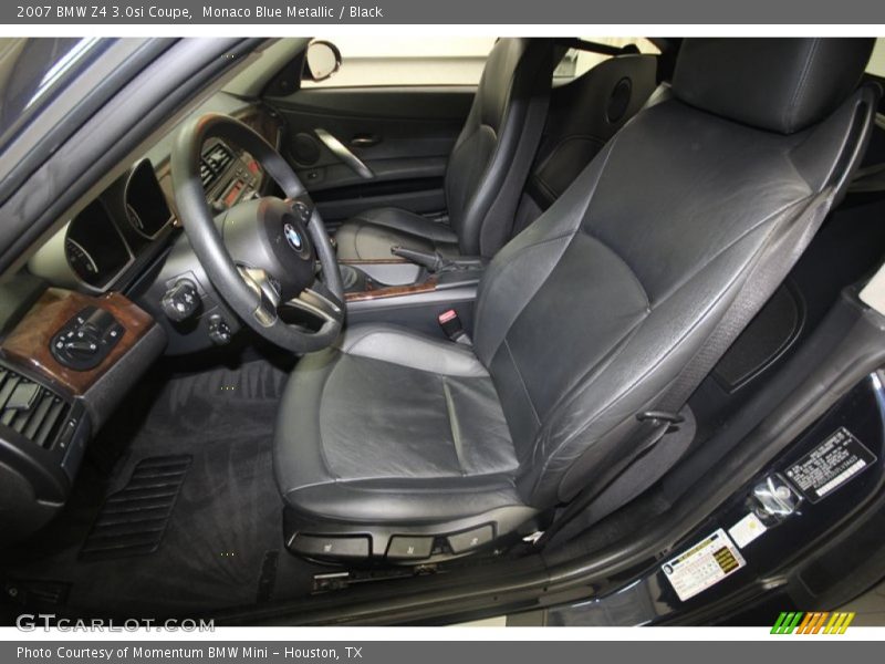 Front Seat of 2007 Z4 3.0si Coupe