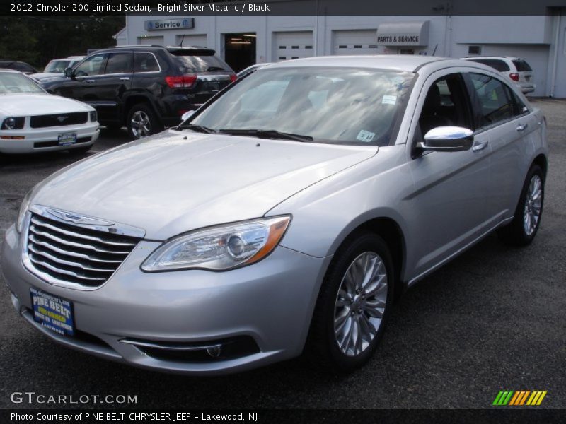 Bright Silver Metallic / Black 2012 Chrysler 200 Limited Sedan