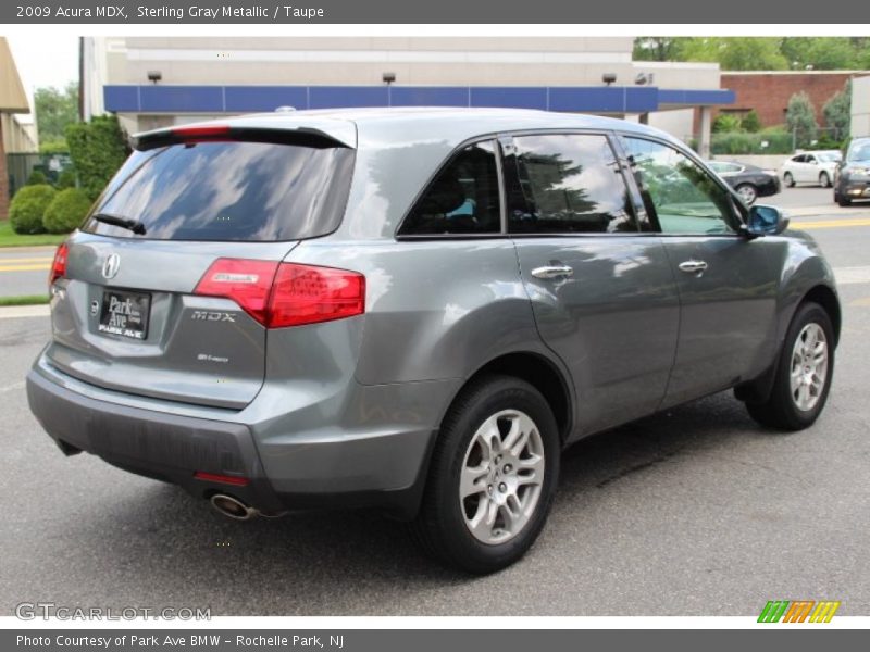 Sterling Gray Metallic / Taupe 2009 Acura MDX