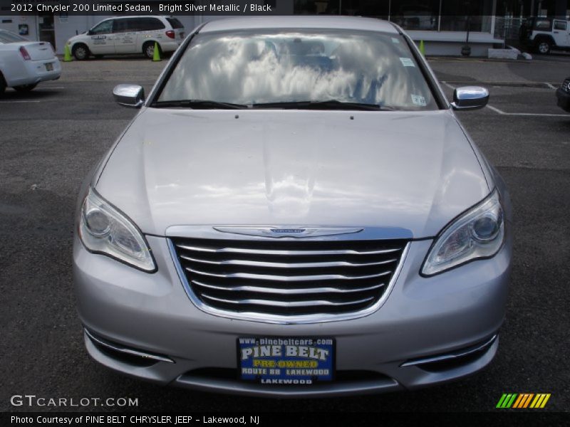Bright Silver Metallic / Black 2012 Chrysler 200 Limited Sedan