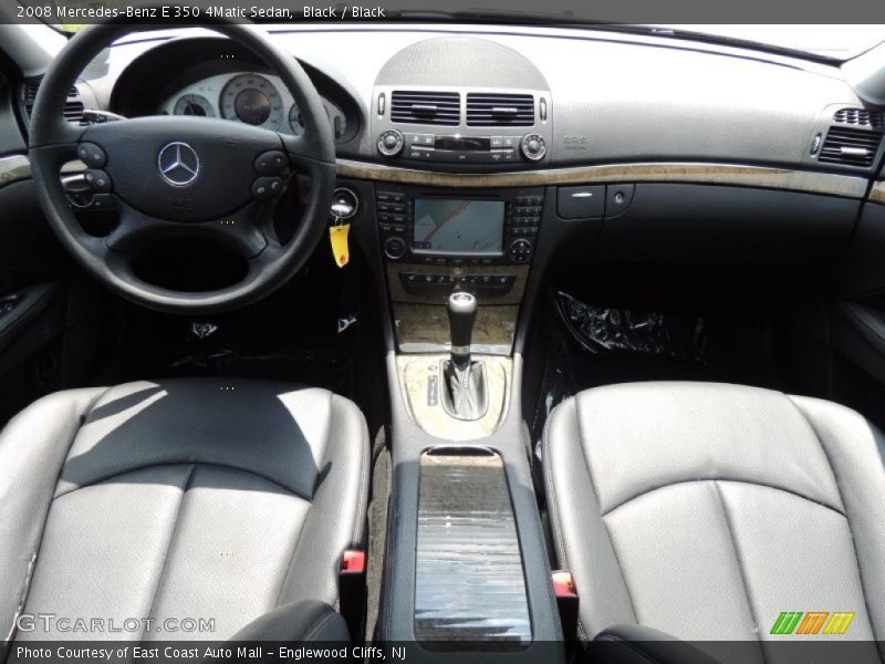 Black / Black 2008 Mercedes-Benz E 350 4Matic Sedan