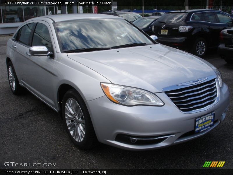 Bright Silver Metallic / Black 2012 Chrysler 200 Limited Sedan