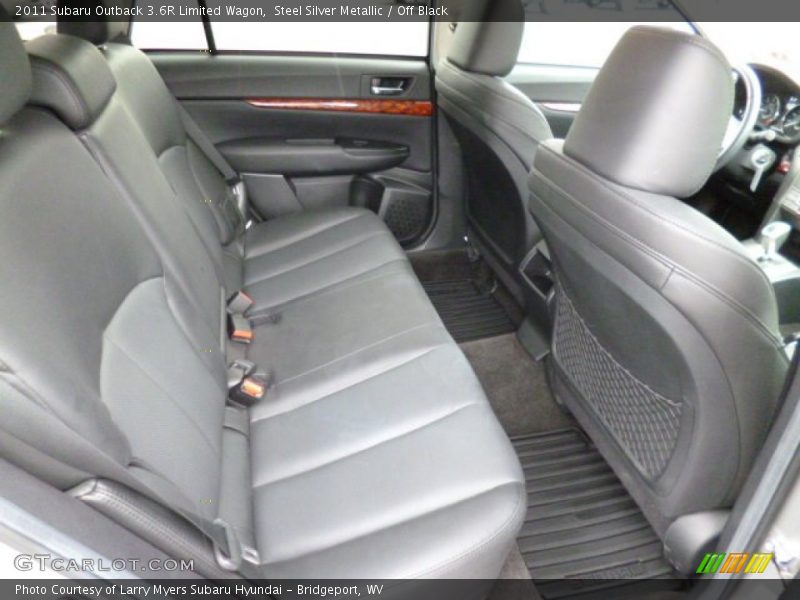 Rear Seat of 2011 Outback 3.6R Limited Wagon