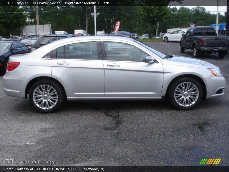 Bright Silver Metallic / Black 2012 Chrysler 200 Limited Sedan