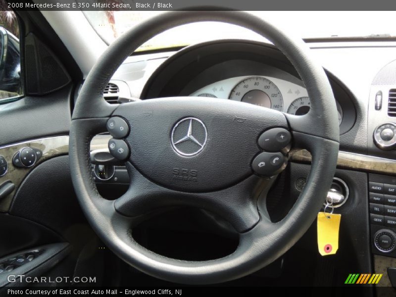 Black / Black 2008 Mercedes-Benz E 350 4Matic Sedan