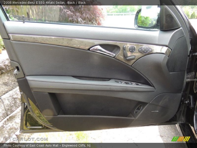 Black / Black 2008 Mercedes-Benz E 350 4Matic Sedan