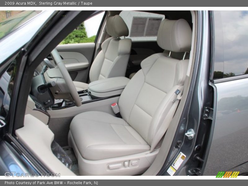 Sterling Gray Metallic / Taupe 2009 Acura MDX