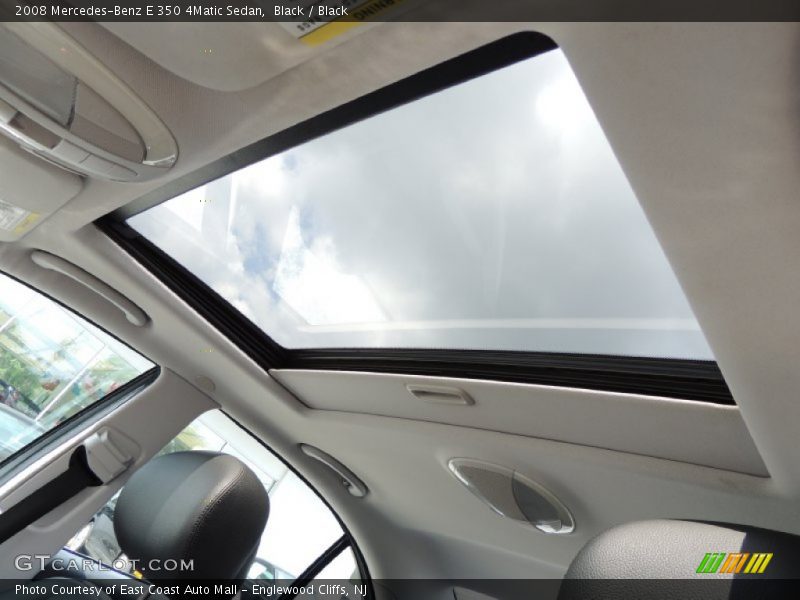 Black / Black 2008 Mercedes-Benz E 350 4Matic Sedan