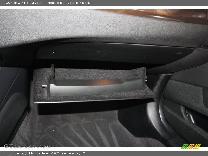 Monaco Blue Metallic / Black 2007 BMW Z4 3.0si Coupe