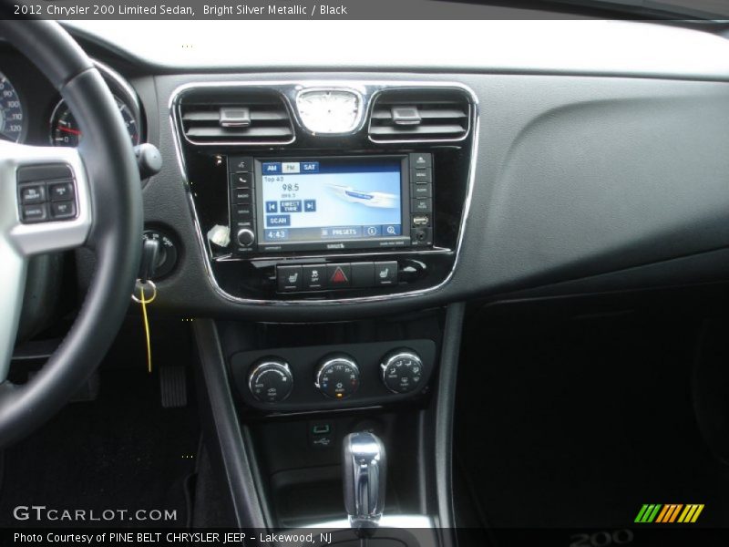 Bright Silver Metallic / Black 2012 Chrysler 200 Limited Sedan