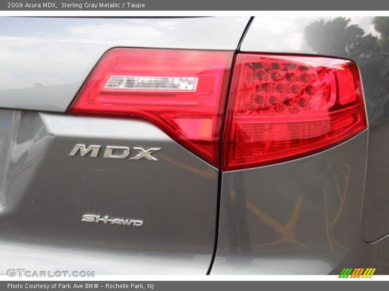 Sterling Gray Metallic / Taupe 2009 Acura MDX